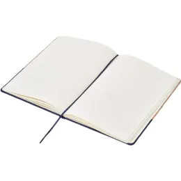 Okiyo Denki Cork A5 Hard Cover Notebook Navy Open